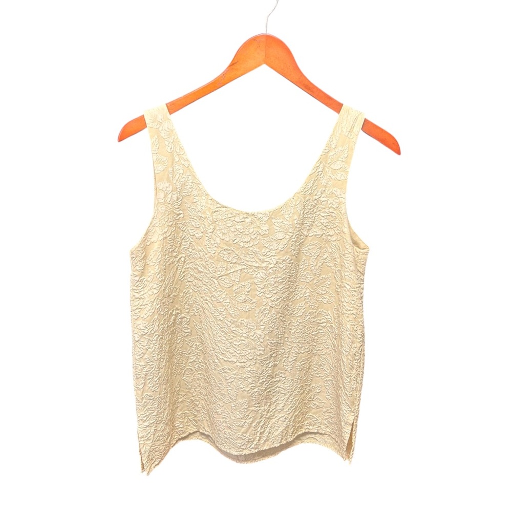 Express Vintage silk textured canary yellow tank size XS/Small